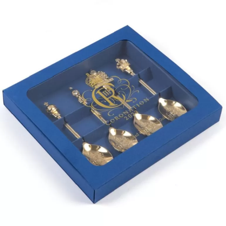 Royal Collection Shop The Coronation Set Of Spoons | Afternoon Tea