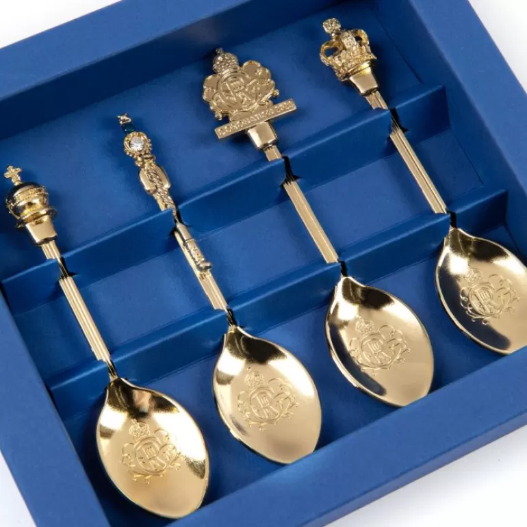 Royal Collection Shop The Coronation Set Of Spoons | Afternoon Tea
