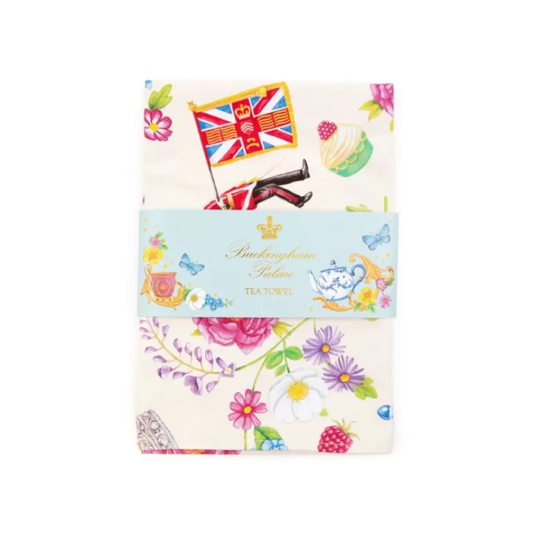 Royal Collection Shop The Summertime Cream Tea Towel | Home Linens