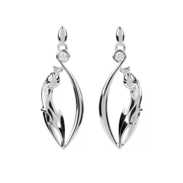 Royal Collection Shop Thistle Earrings | Earrings