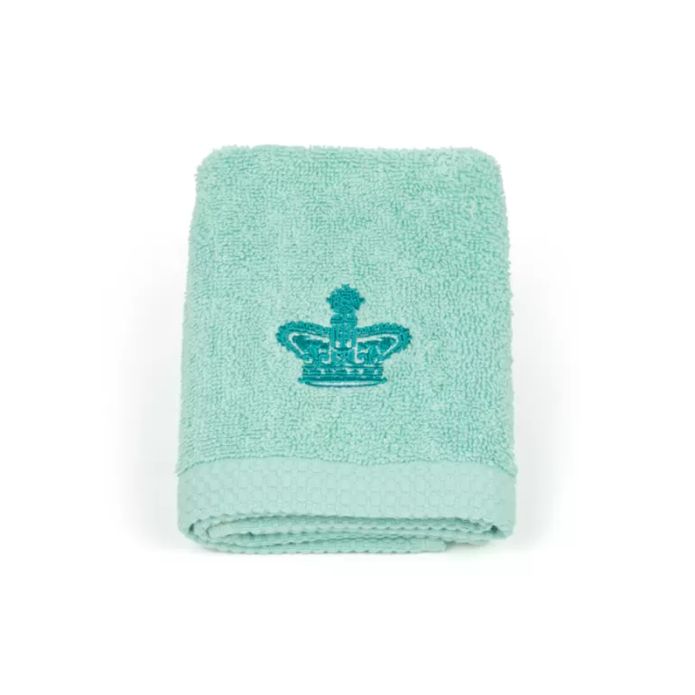 Royal Collection Shop Turquoise Face Cloth | Home Linens