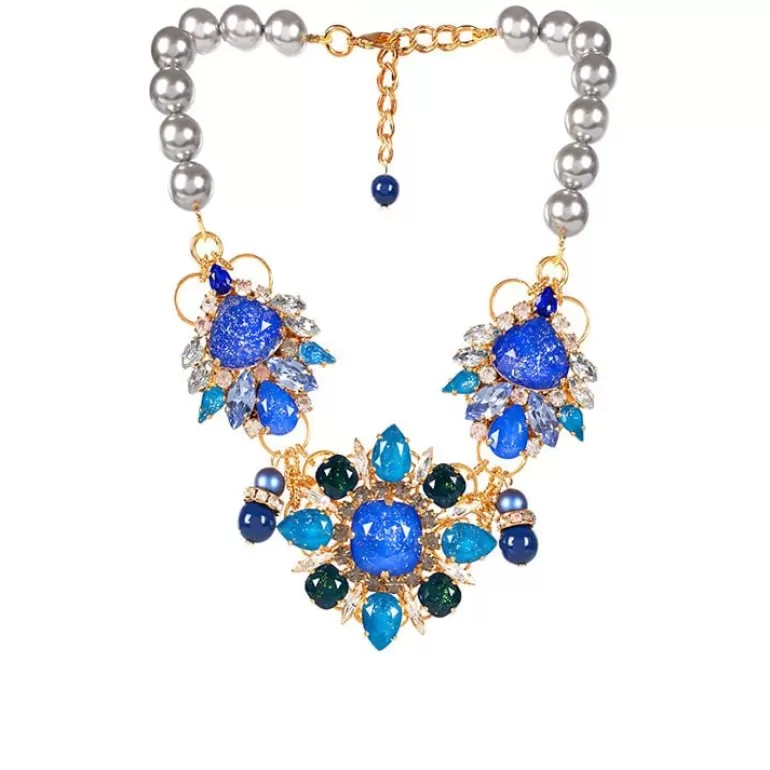 Royal Collection Shop Vicki Sarge Blue And Grey Pearl Necklace | Vicki Sarge
