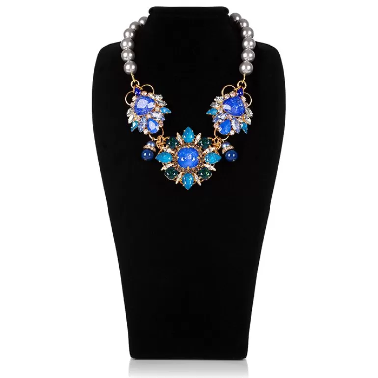 Royal Collection Shop Vicki Sarge Blue And Grey Pearl Necklace | Vicki Sarge
