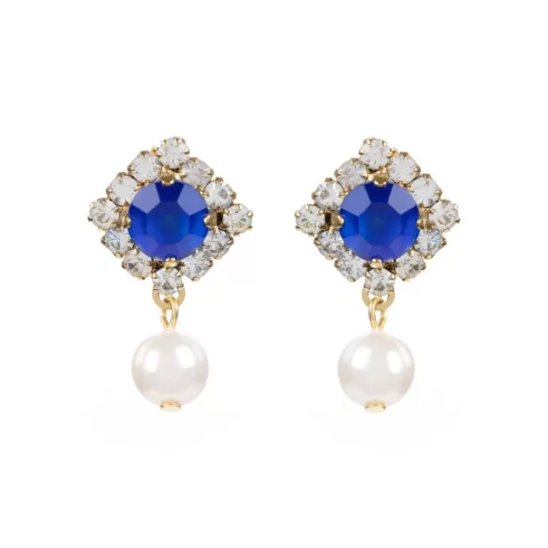 Royal Collection Shop Vicki Sarge Drop Pearl Studs | Earrings