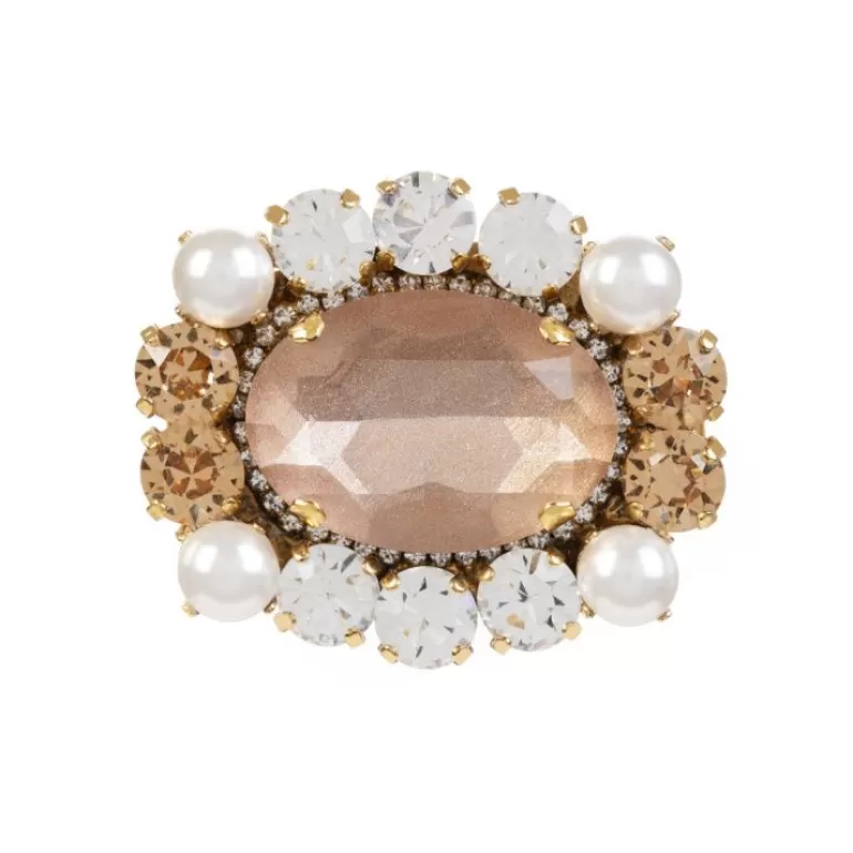 Royal Collection Shop Vicki Sarge Pink Crystal Brooch | Brooches