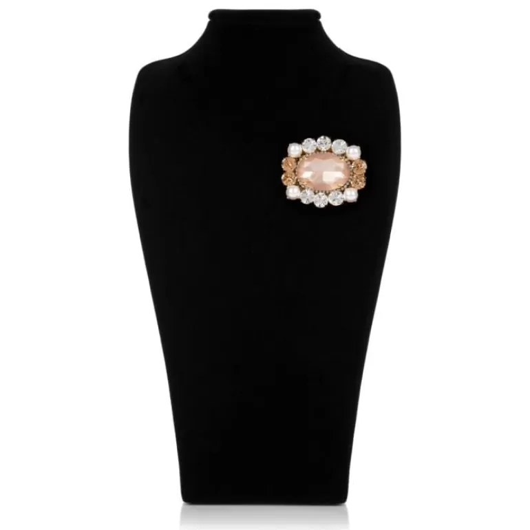 Royal Collection Shop Vicki Sarge Pink Crystal Brooch | Brooches