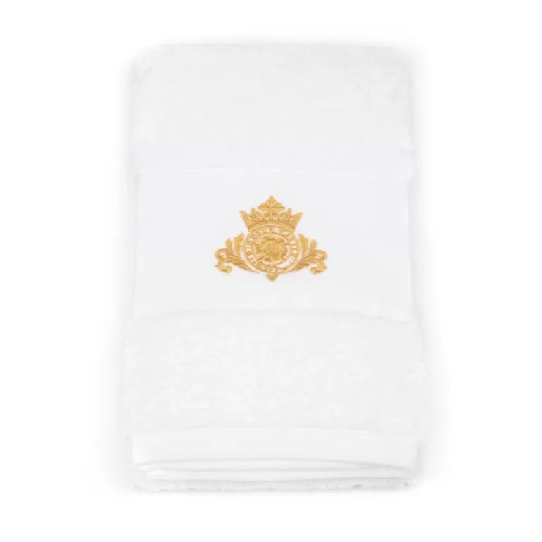 Royal Collection Shop Windsor Castle Crest Hand Towel | Home Linens